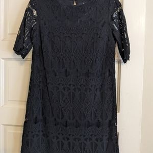 Black lace dress